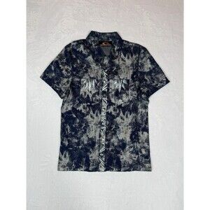 Vintage Y2K Lip Service AOP Button Up T Shirt Size XL